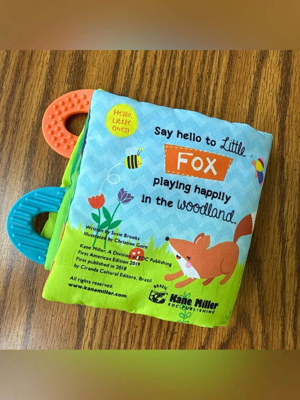 Lot Of 6 Cloth Fabric Baby Toddler Books Teethers Kane Miller Farm Unicorn Fox